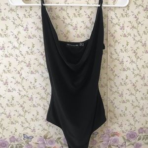 Cowl neck bodysuit